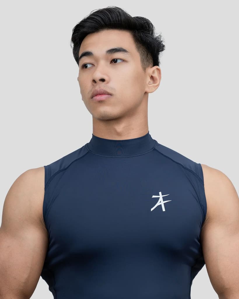 Hustle High Neck Compression Tank — photo 4