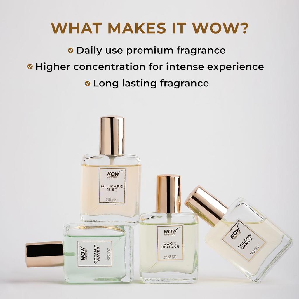 Men's Luxury Eau De Parfum Collection Four Captivating Scents