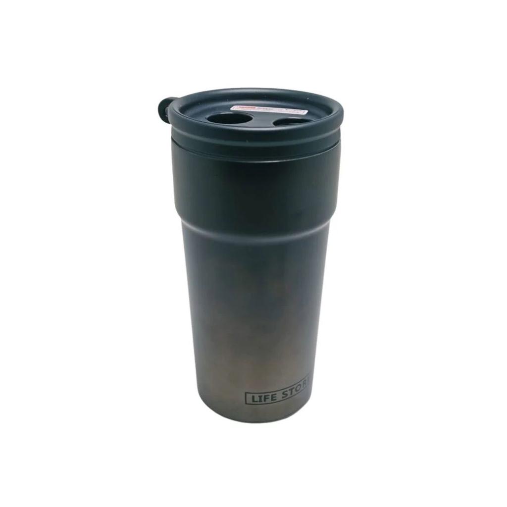 Aesthetic Stainless Steel Travel Mug With Straw — photo 5