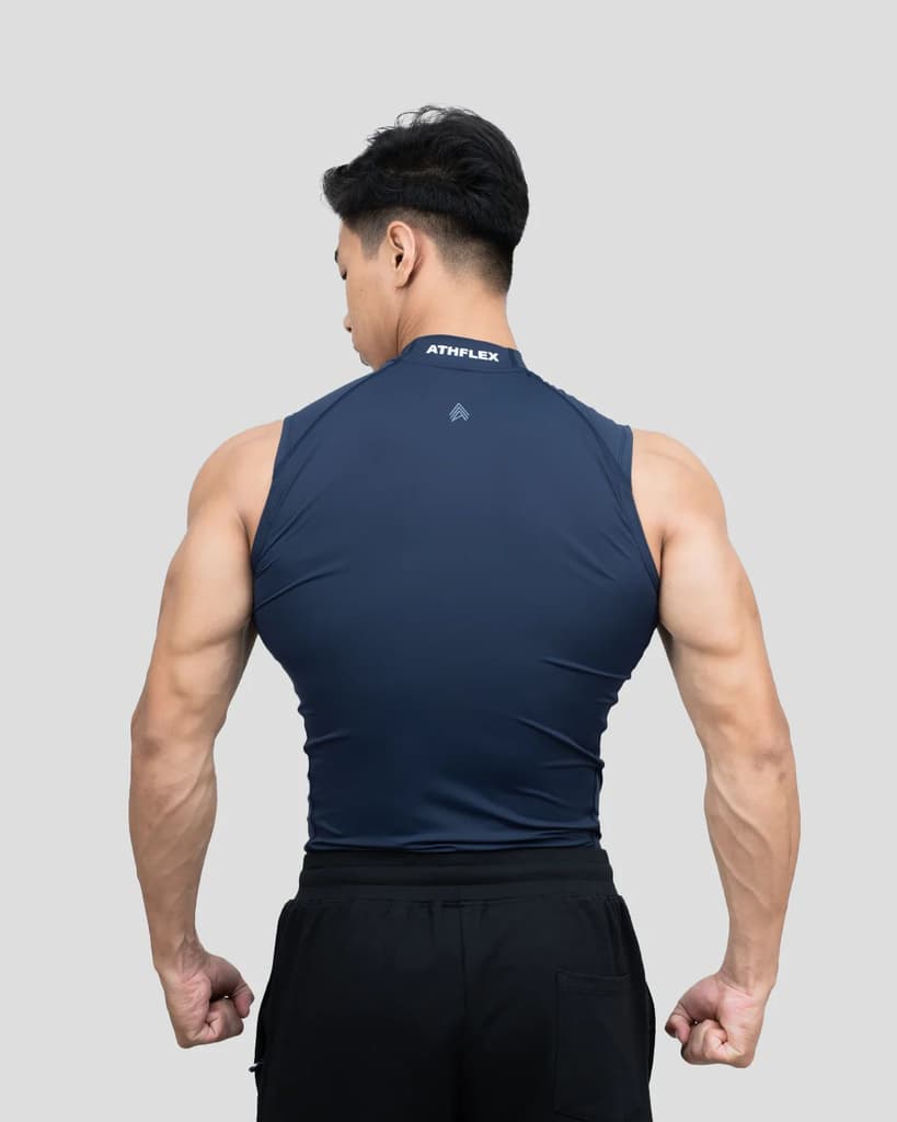 Hustle High Neck Compression Tank — photo 5