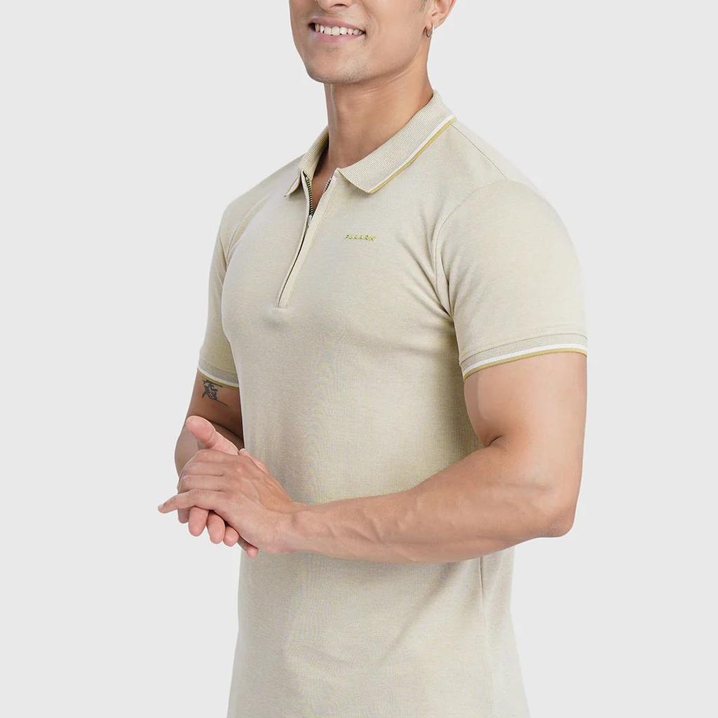 Heritage Polo T-shirt Beige