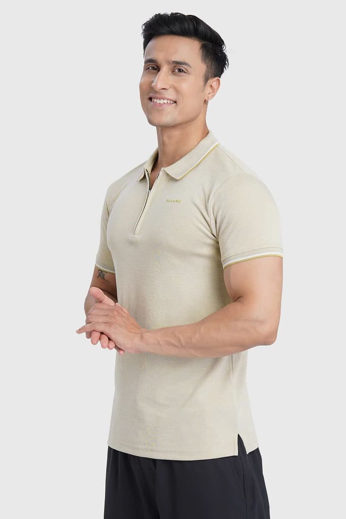 Heritage Polo T-shirt Beige — S