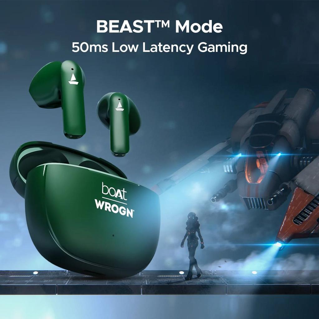 boAt Airdopes 118 Wrogn Edition| Earbuds with 10mm drivers, BEAST™ Mode for Gamers, ENx™ Technology — photo 6