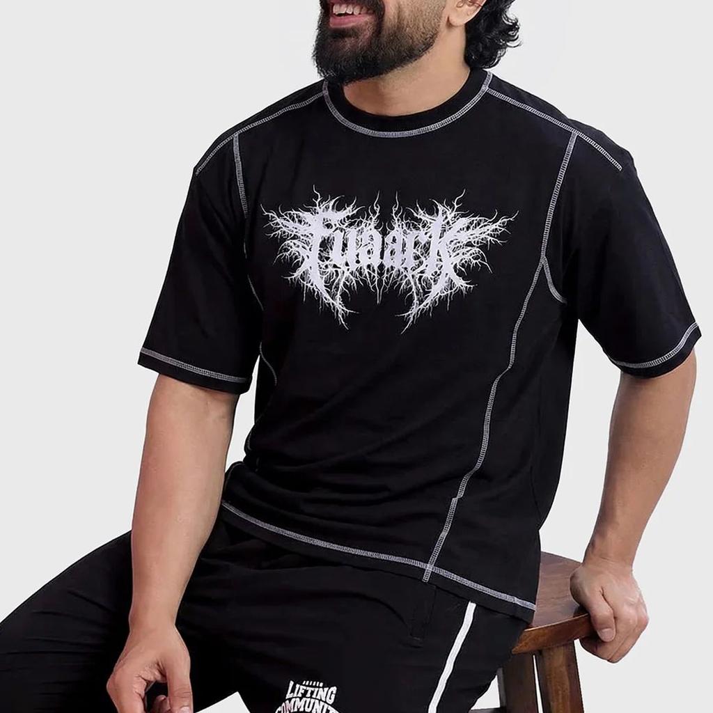 Primal Code Oversized T-shirt Black