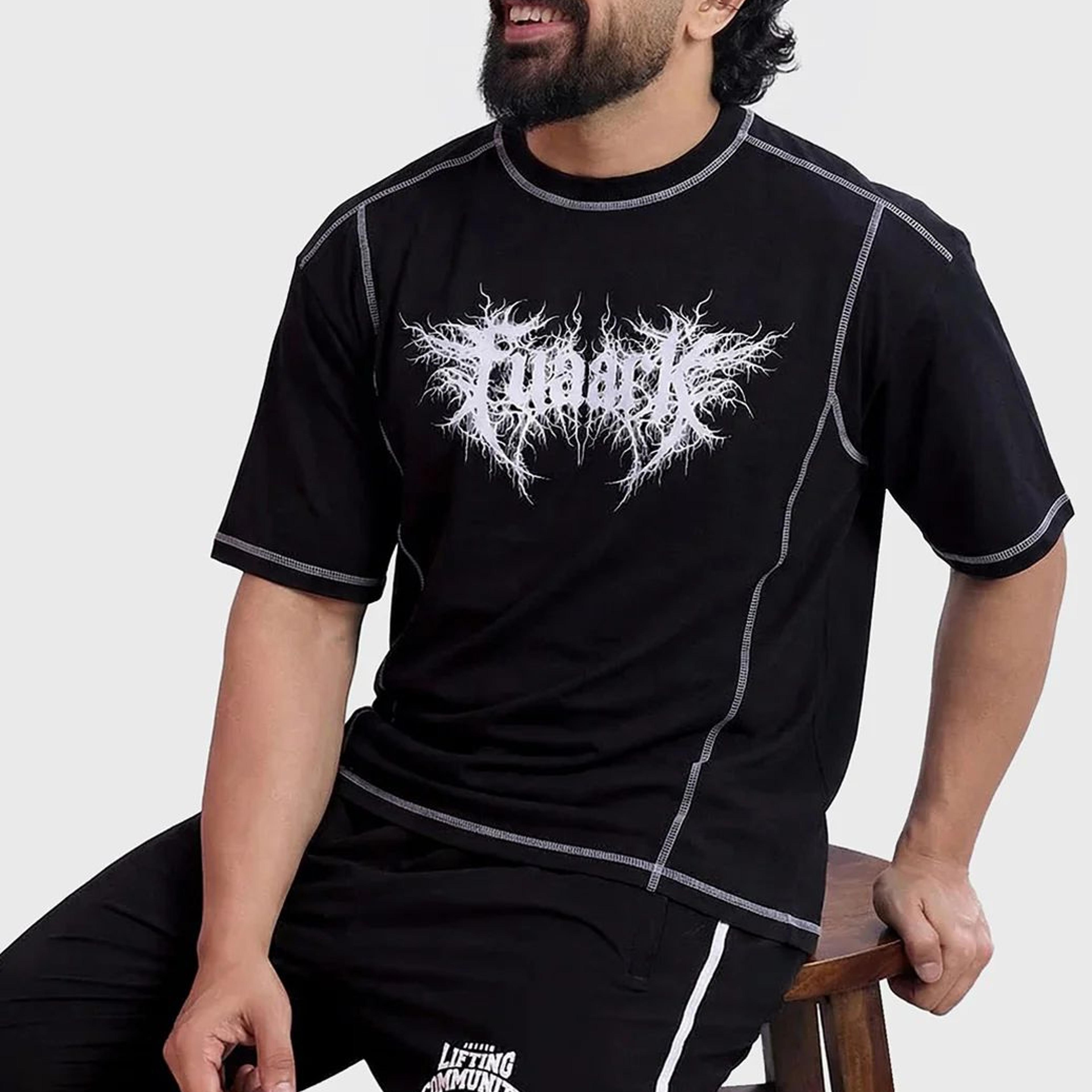 Primal Code Oversized T-shirt Black