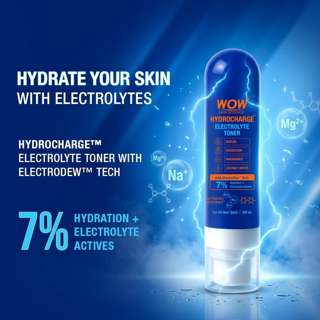 HydroCharge Electrolyte Toner Deep Hydration with Coconut Water