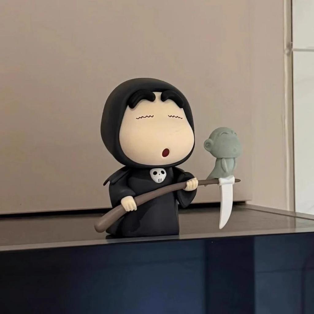Shin Chan Grim Reaper PVC Figure – 7.5cm Cute Collectible — photo 2