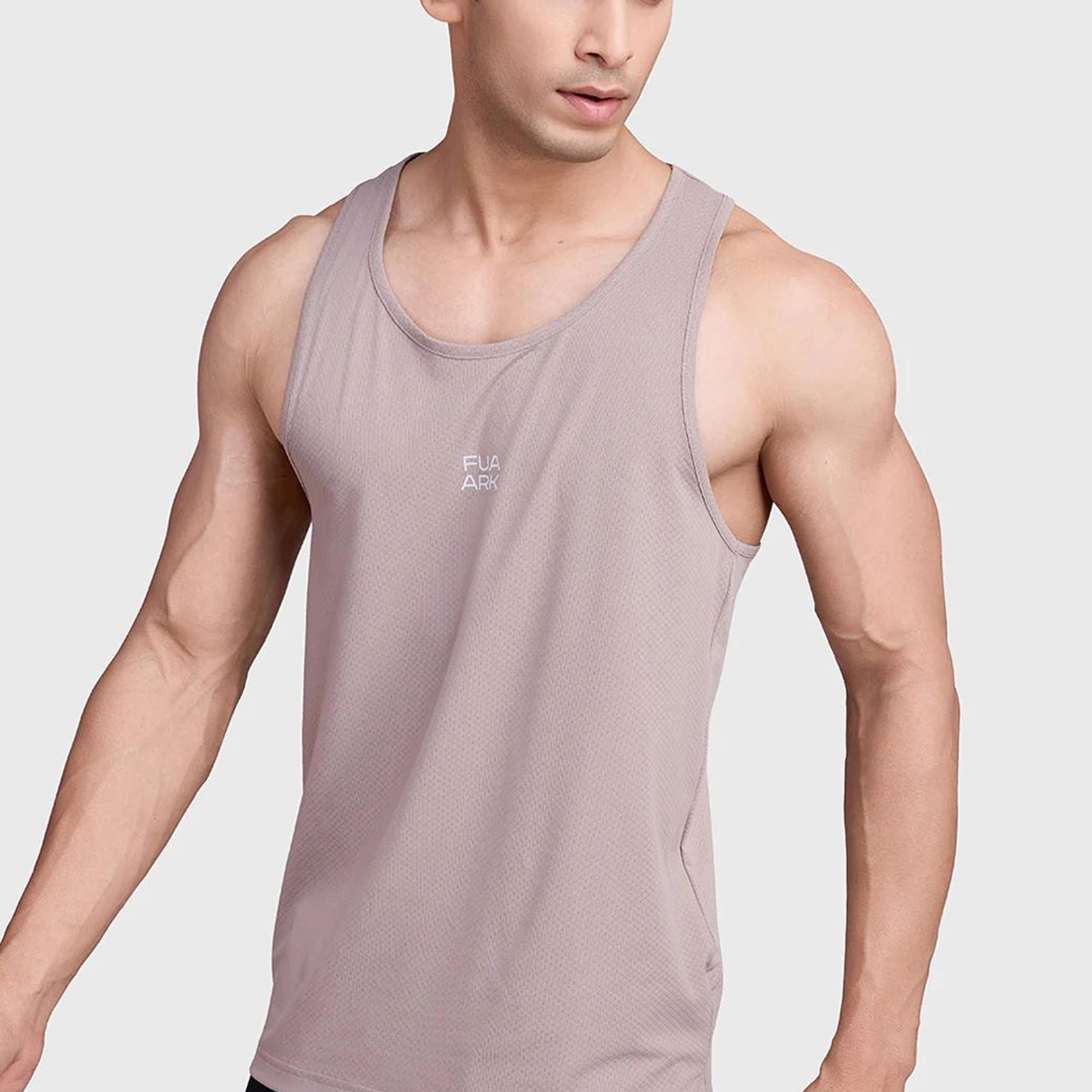 Sprint Running Tank Beige