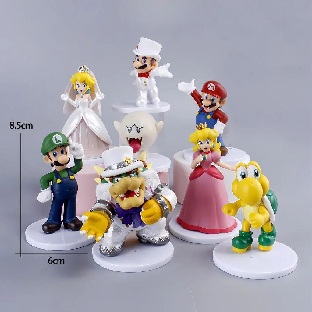 The Mushroom Kingdom Crew | Mario Collectible Figurines (Set of 8) — photo 2