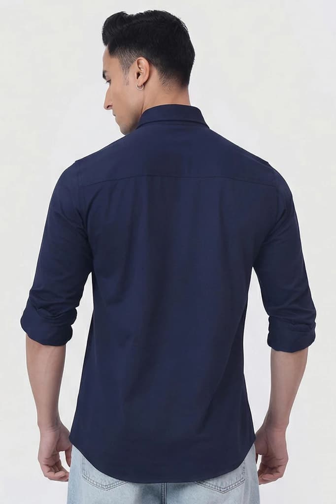 Aero Fullsleeves Shirt Navy — photo 8