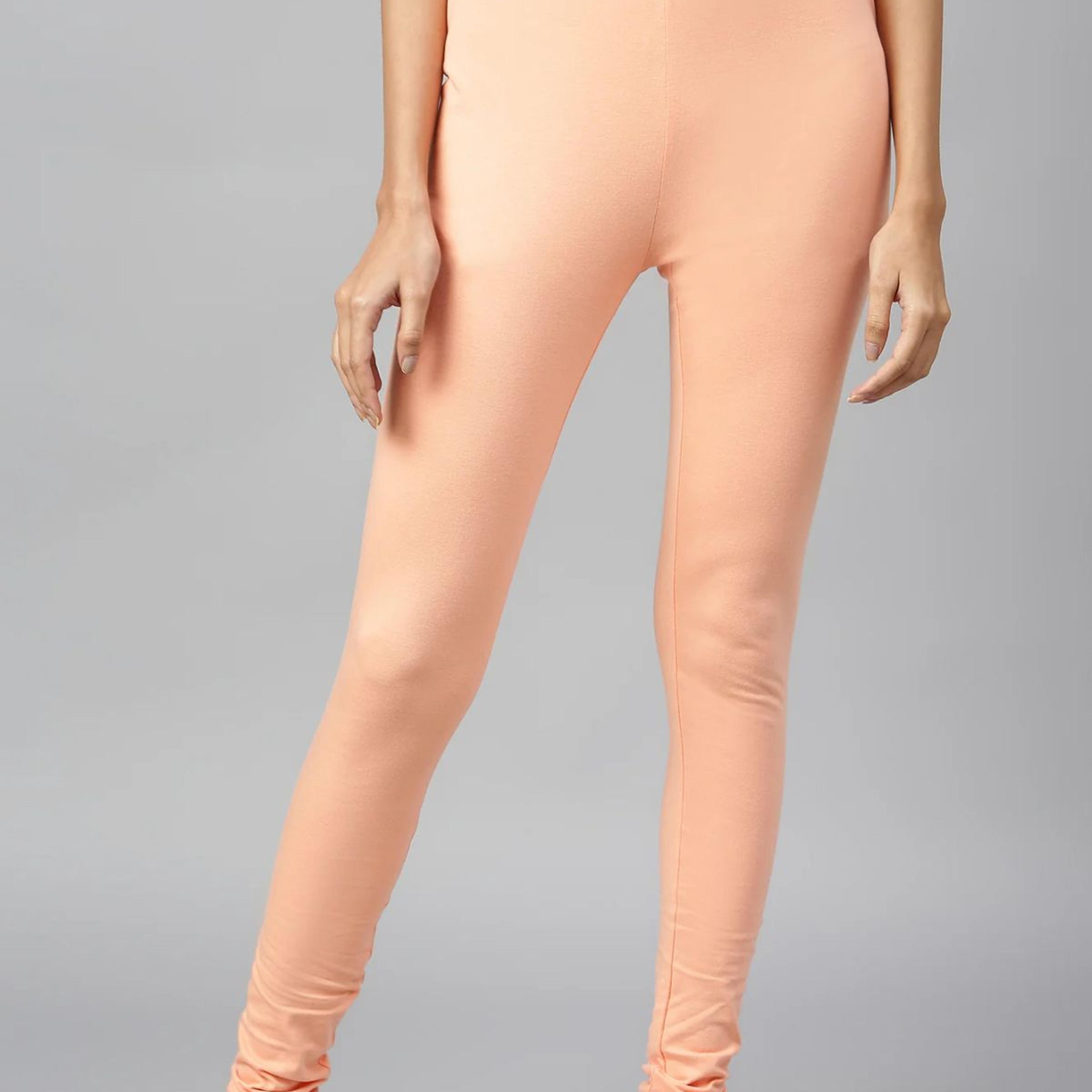 Orange Skin Fit Churidar