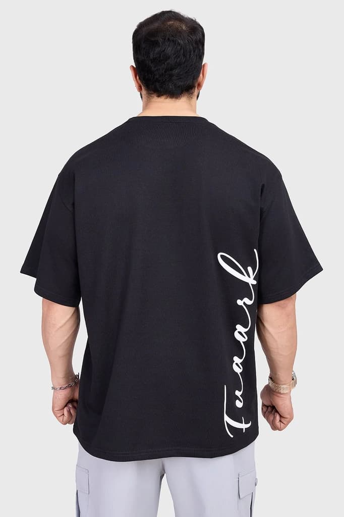Bold Oversized T-shirt Black — photo 8