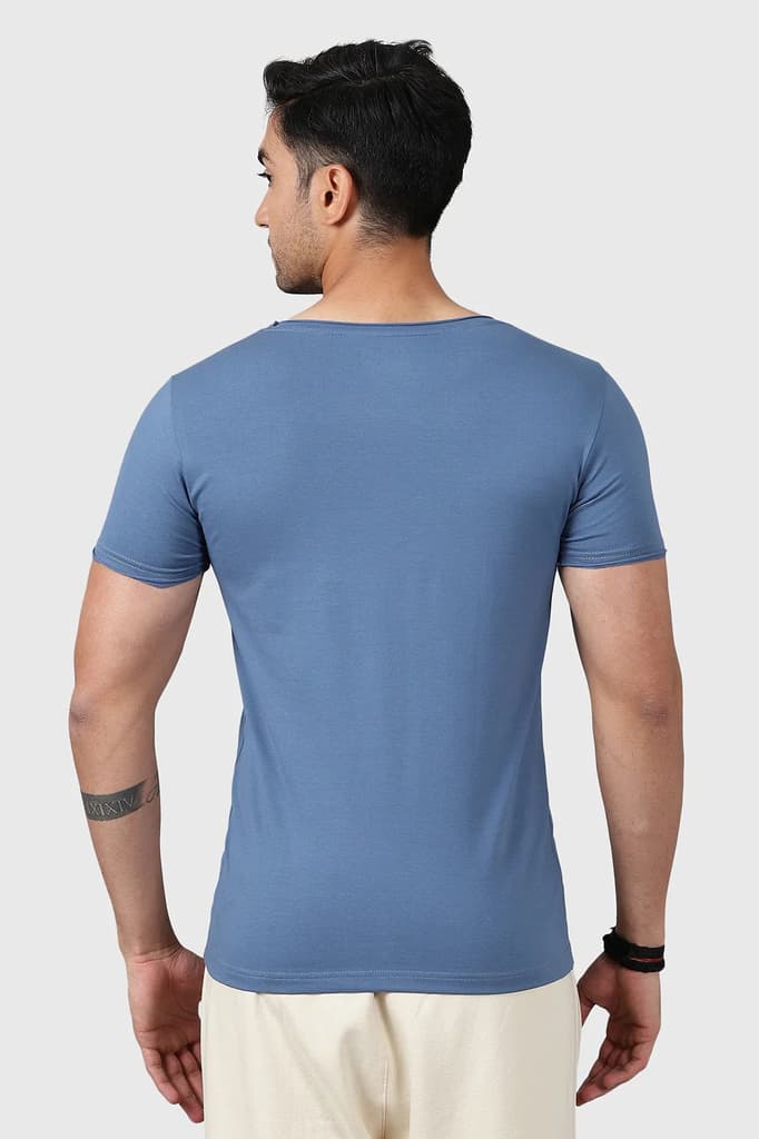 Legacy Scoop Neck T-shirt Dusk Blue — photo 5