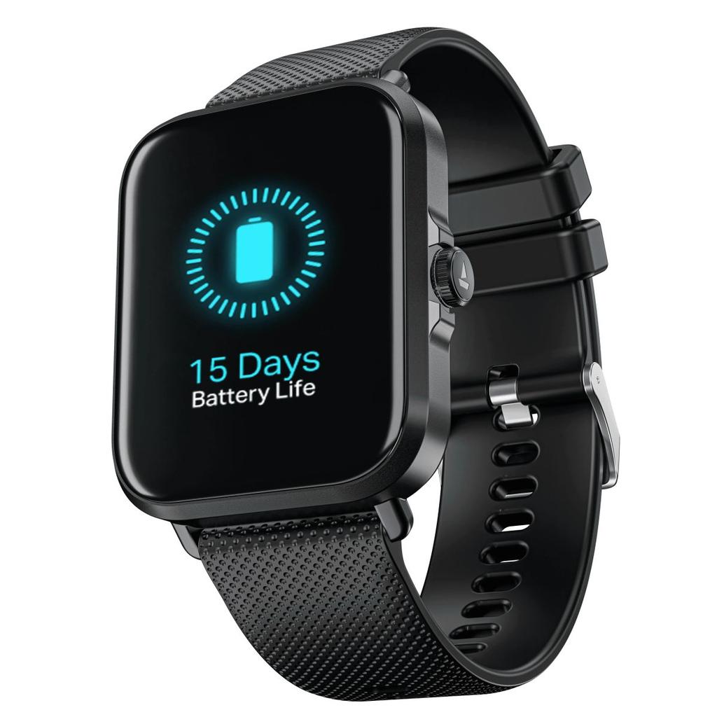 boAt Storm Infinity | Smartwatch with 1.83" HD Display, ASAP Charge, 15-Day Battery Life, Functional Crown, BT v5.4 — Active Black