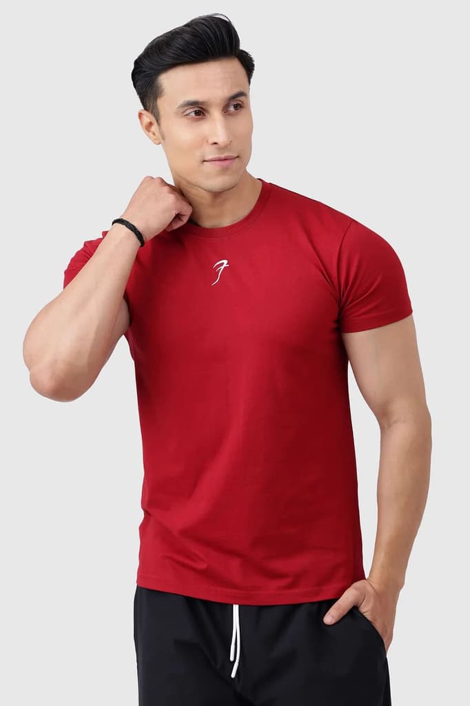 Pulse T-shirt Deep Red — photo 3