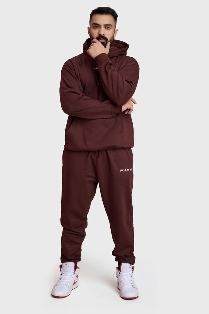 Signature Oversized Hoodie Brown — photo 2