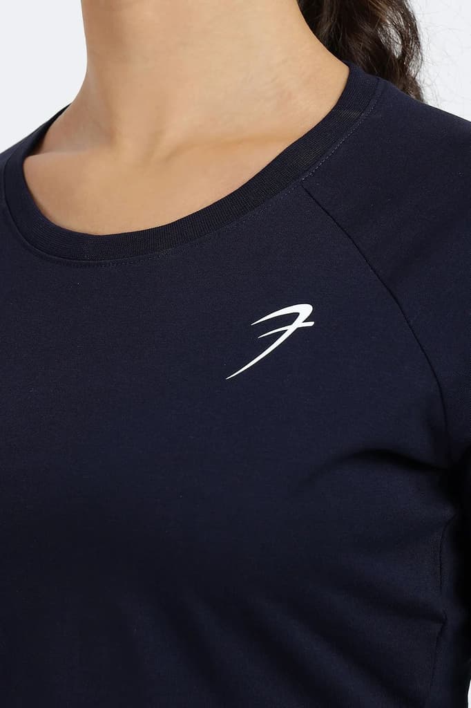 Legacy Crop Top T-shirt Navy — photo 3