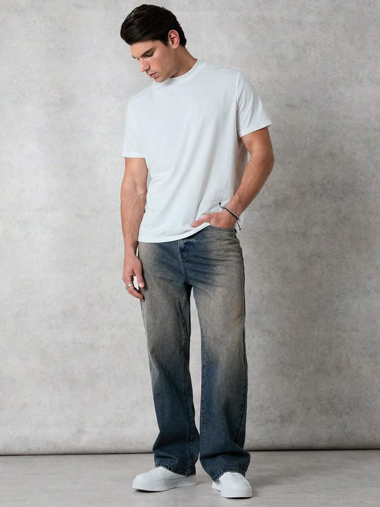 Fade To Blue Straight Fit Jeans — photo 8