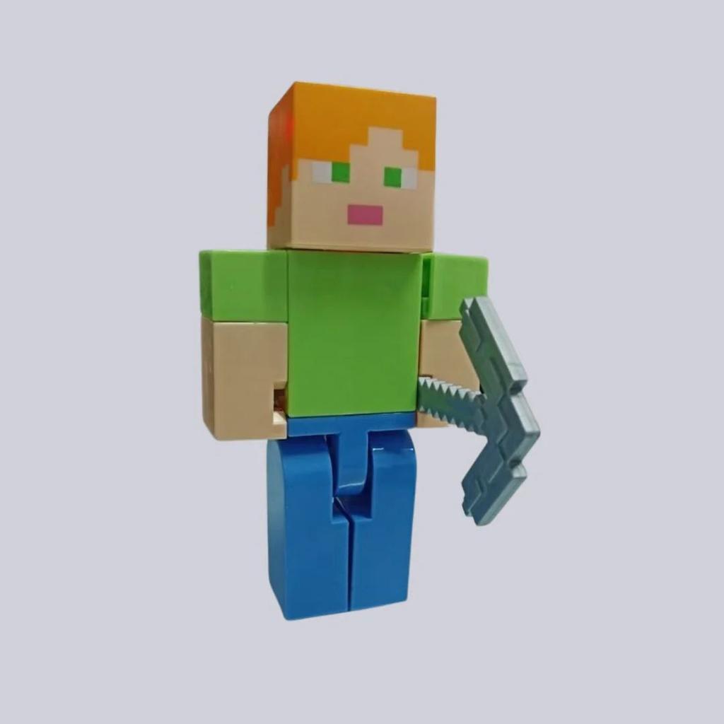 Minecraft Style Action Figure – Dig Into Adventure — ALEX