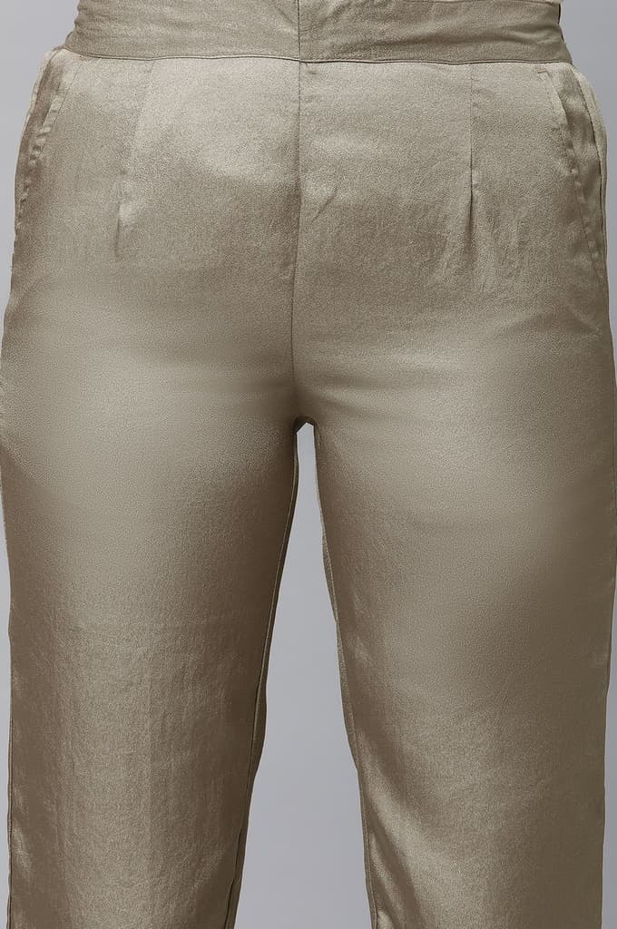 Green Pants in Korean Satin — photo 5