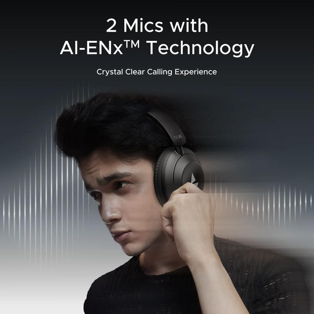 boAt Rockerz 650 Pro | Wireless Headphone with 80 Hours Playback, Dolby Audio, Touch & Swipe Controls — photo 7
