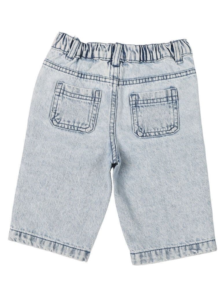 HOP Baby Girls Light Blue Denim Shorts — photo 3