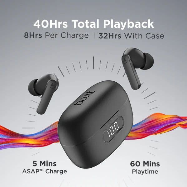 boAt Airdopes 121 PRO | Wireless Earbuds with 10mm Dynamic Drivers, ASAP™️ Charge, ENx™️ Technology, Easy Touch Control — photo 8