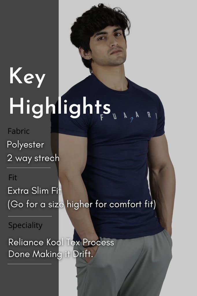 Checks T-shirt Navy — photo 6