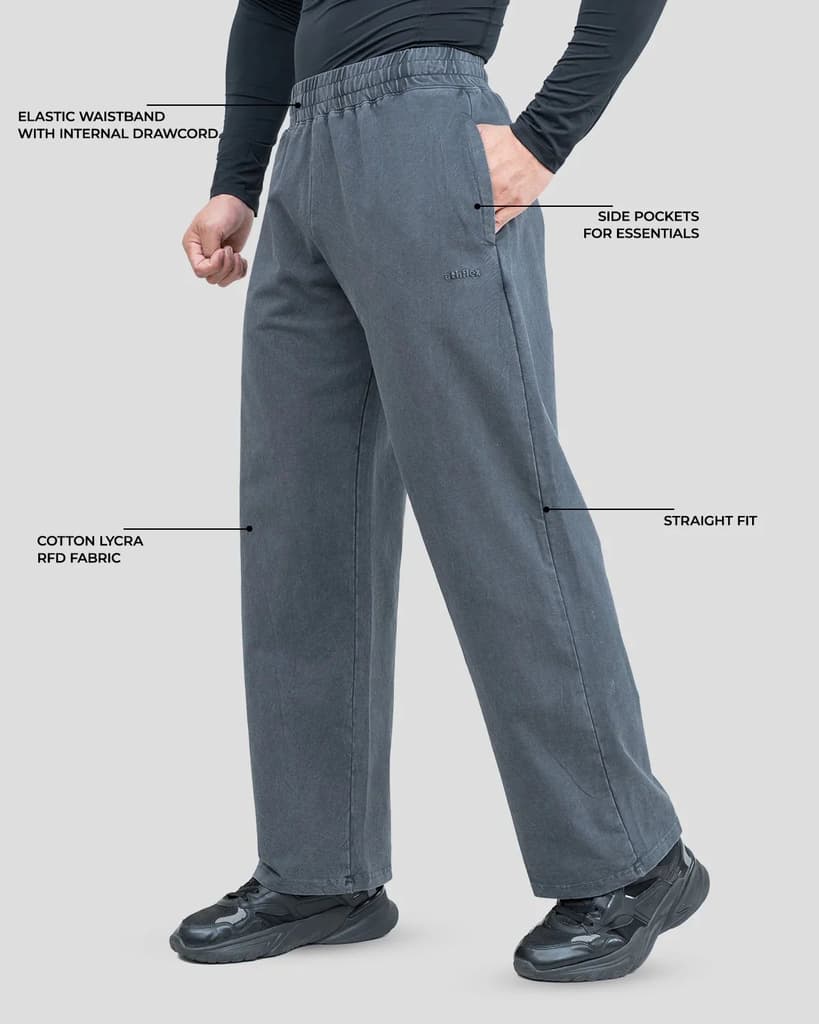 Acid Wash Straight Pant — photo 4
