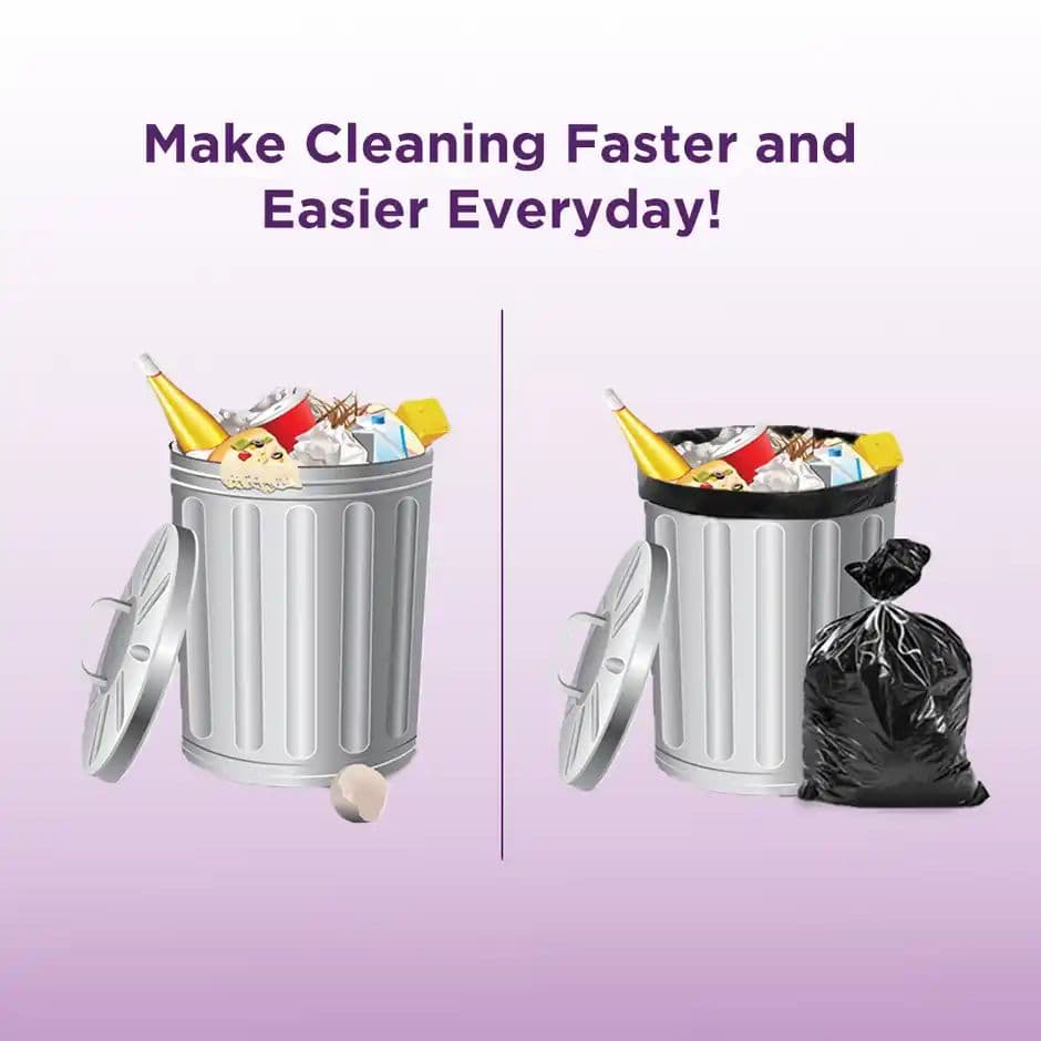 Ezee Black Garbage Bags Medium - 19 x 21 Inch — photo 2