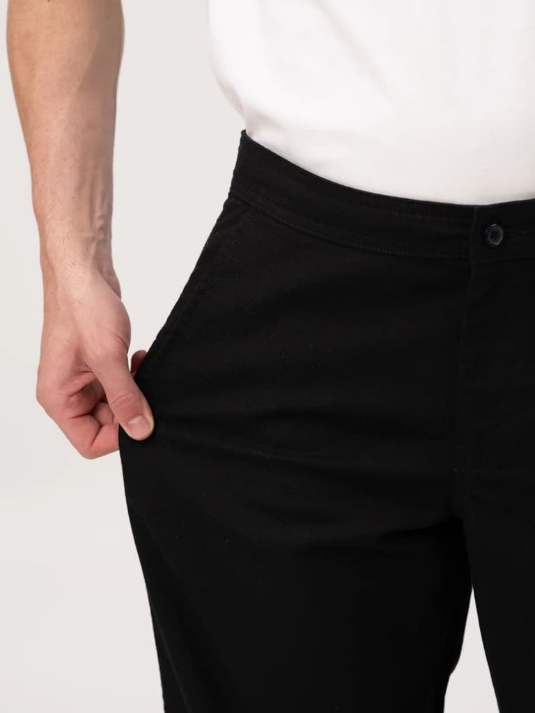 Monaco Black Relaxed Fit Lounge Pants — photo 3