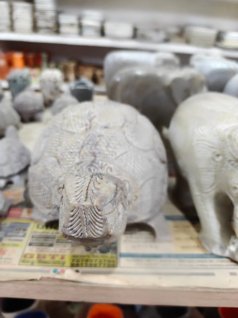 White Elephant Statue | Porcelain | Decorative | White