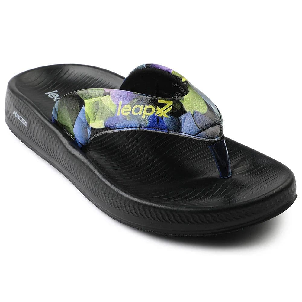 Leap7x Black Casual Flip-Flop For Women NITWALK-L3 By Liberty — 3/36 / Black