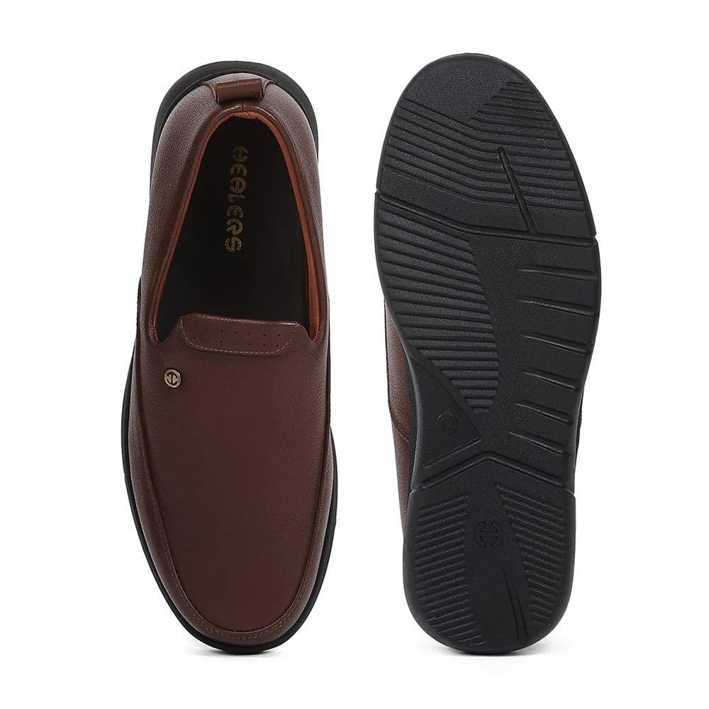 Healers S201-03 Tan Casual Non Lacing Slip-on Shoes for Men by Liberty — photo 4