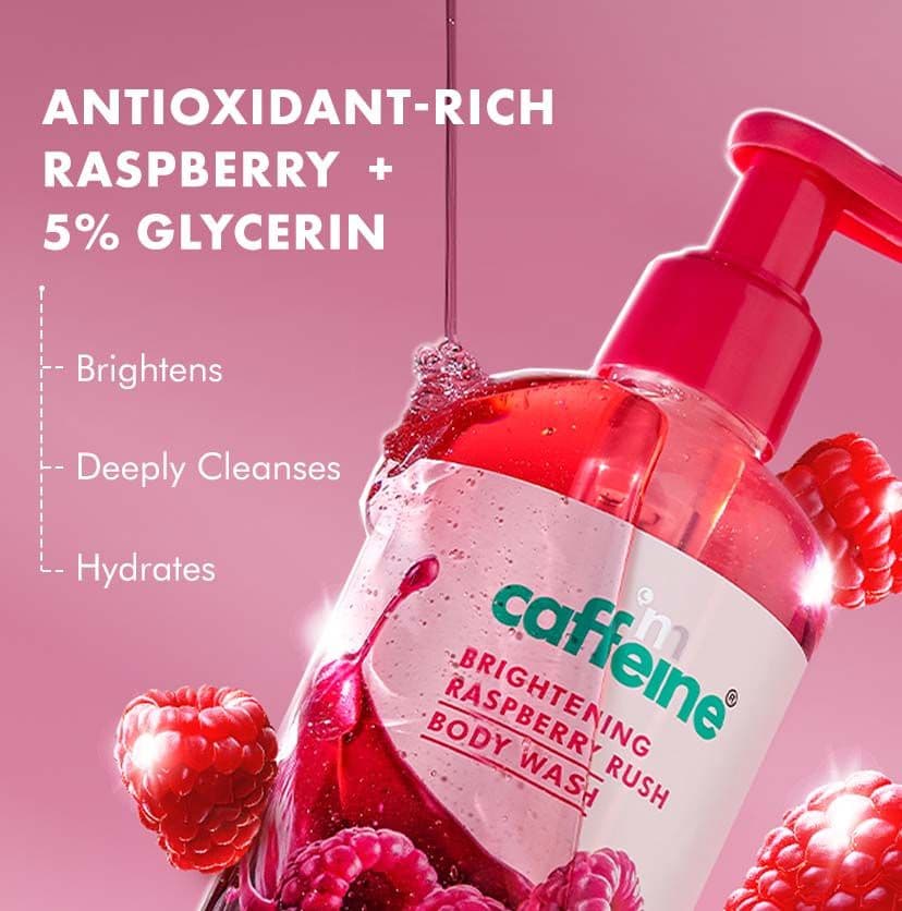Brightening Raspberry Body Wash | 300 ml | Pack of 2