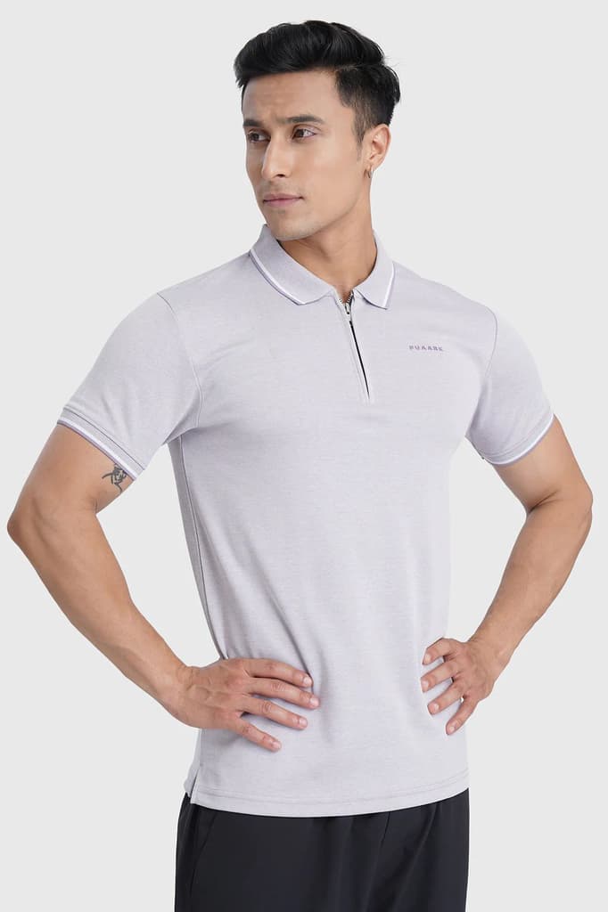 Heritage Polo T-shirt Light Mauve — S