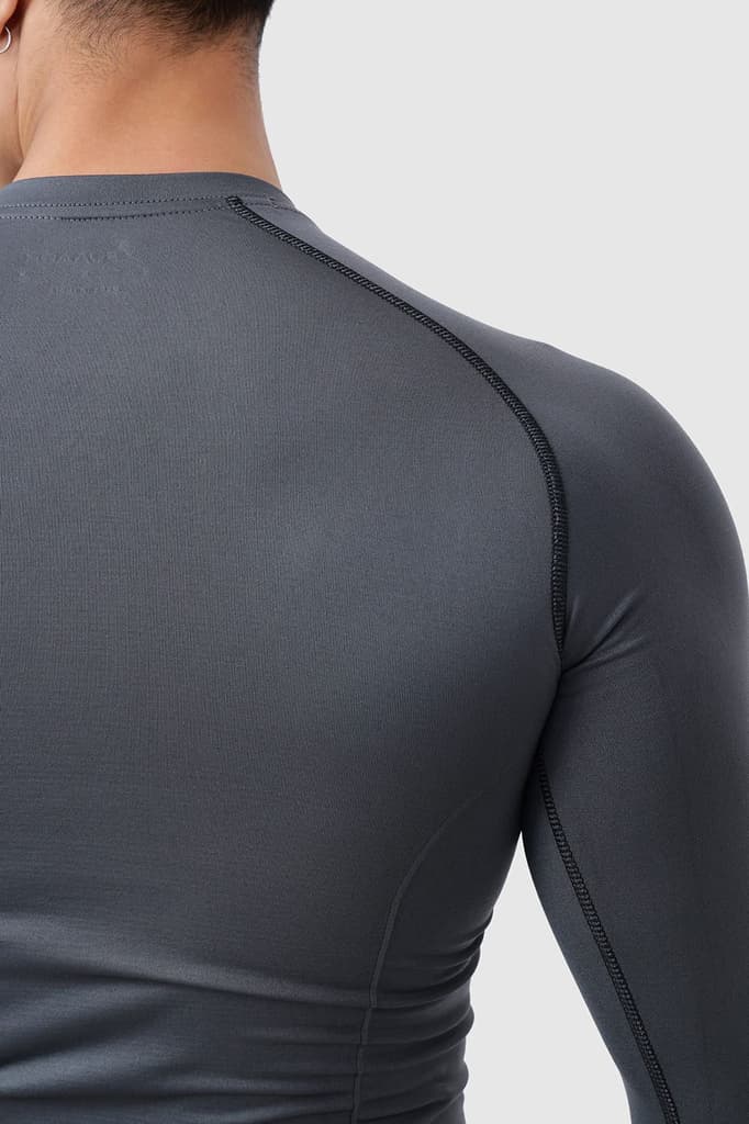 Power Seamless Fullsleeves T-shirt Charcoal — photo 4