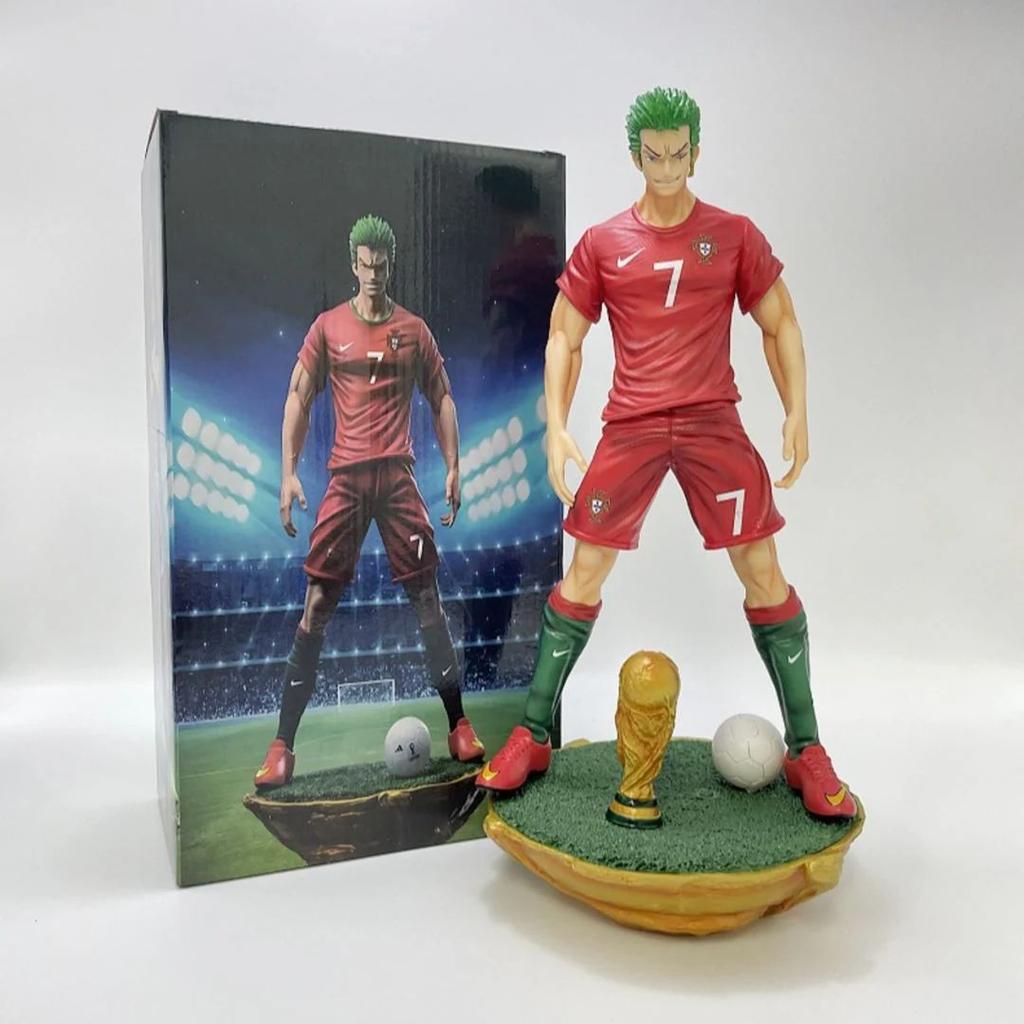 One Piece Cos Soccer Star Figurine — Zoro as Ronaldo