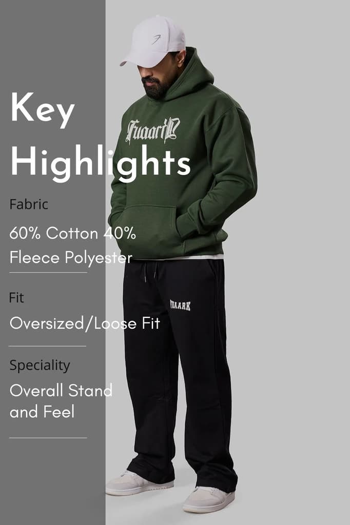 Brookline Oversized Hoodie Olive — photo 7