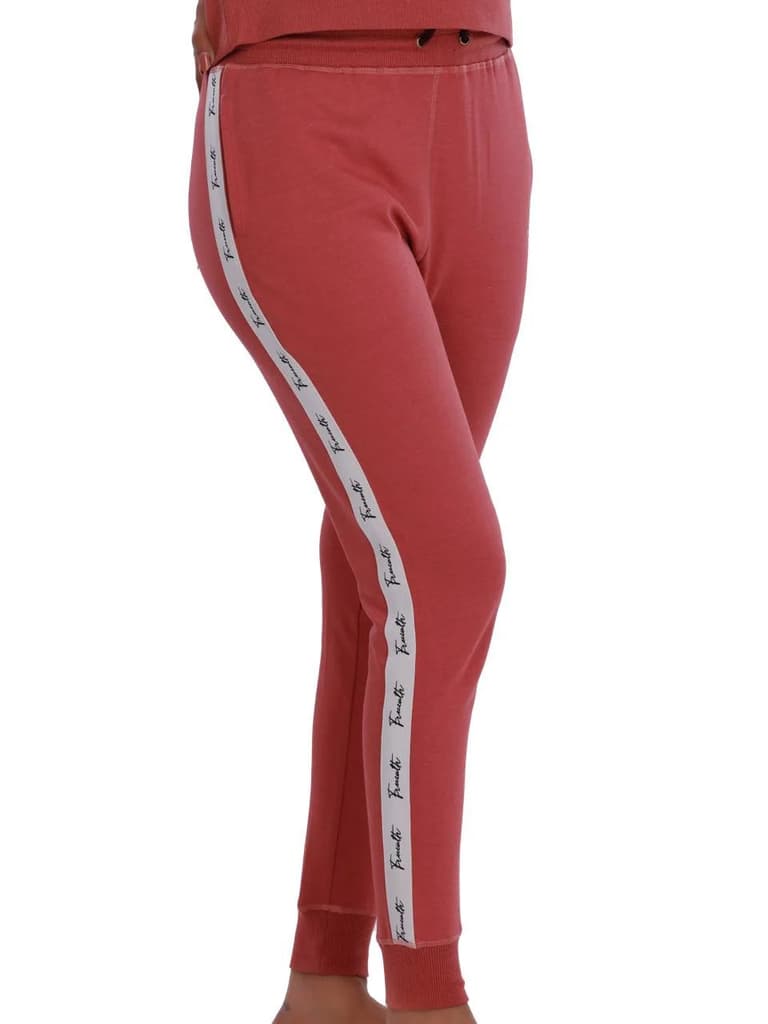 Brick Red Side Taped Detail Joggers — photo 2