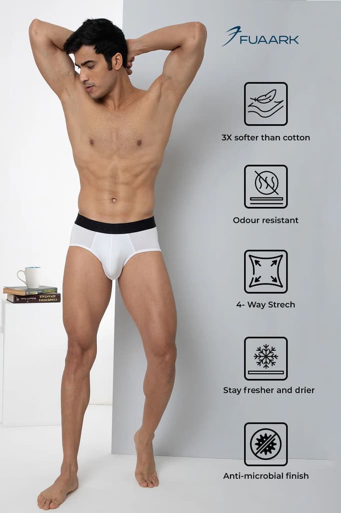 Ultra Soft Modal Briefs Classic White — photo 2