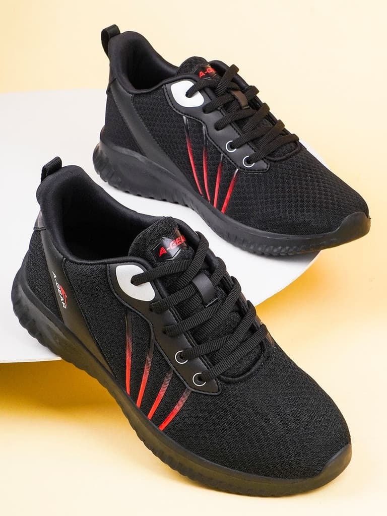 AGR-008 Black Men's Sports Shoes — photo 5