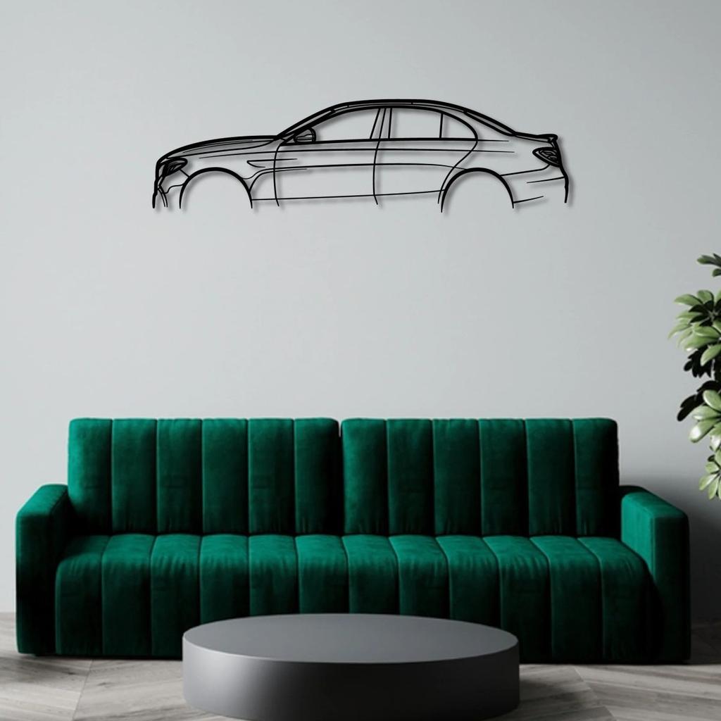 MERCEDES BENZ W215 E63 AMG METAL WALL ART