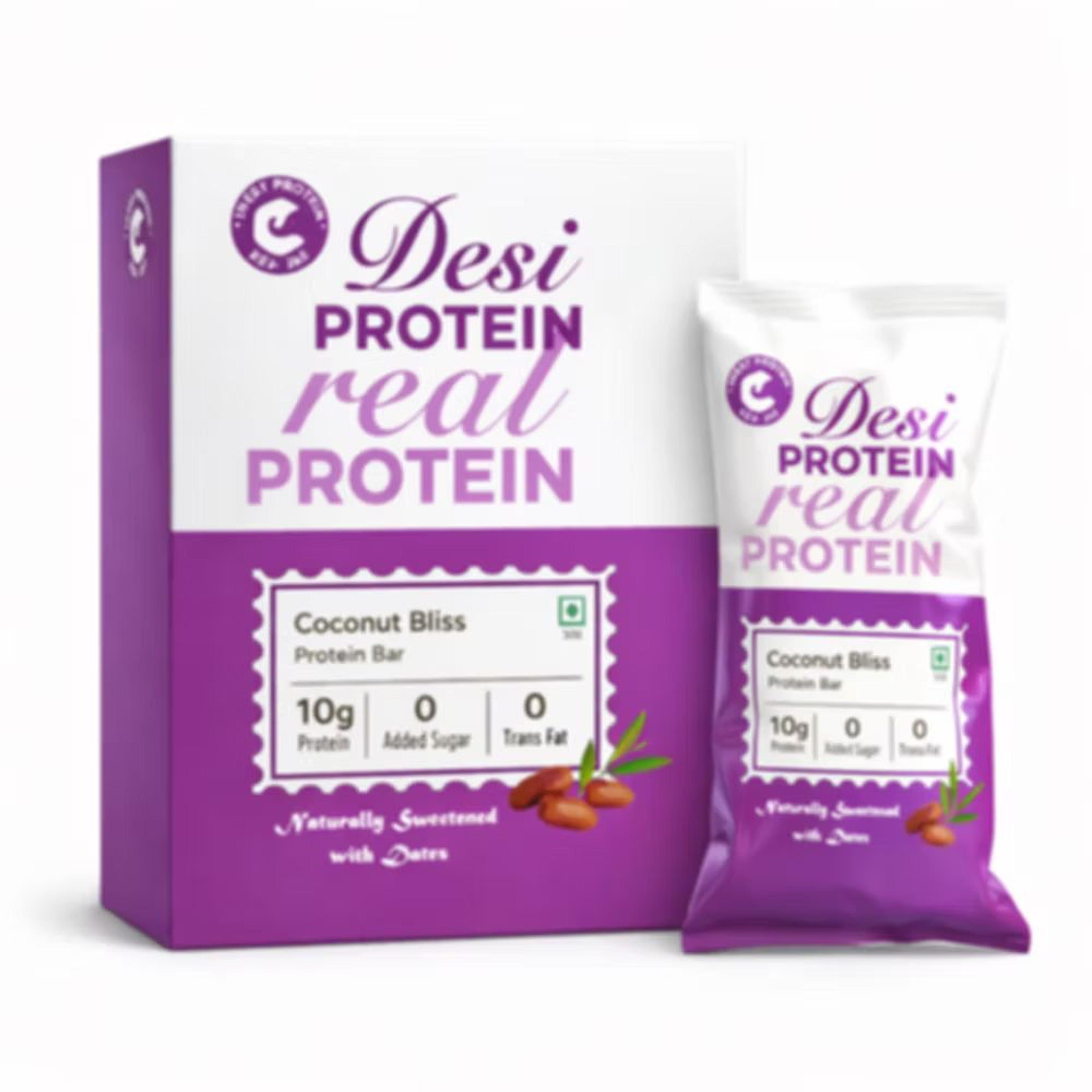 Coconut Bliss Protein Bars: Box of 3