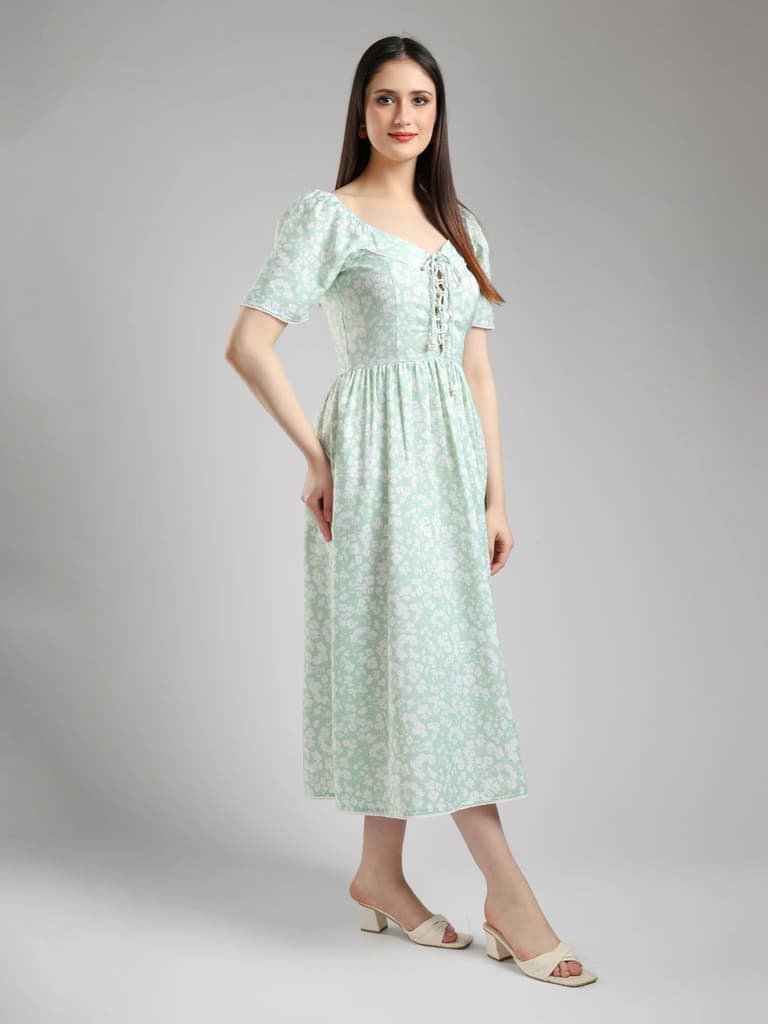 Miraya Floral Dress — photo 8