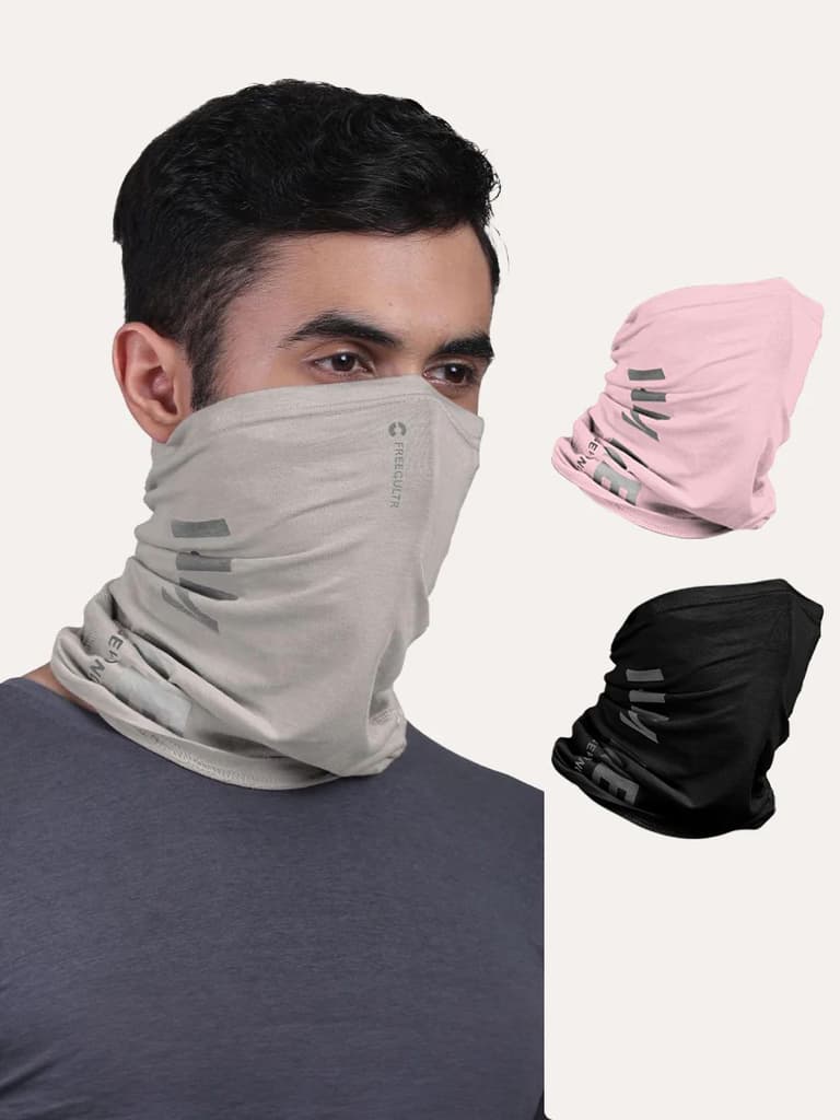 Unisex Organic Bandana Masks - Printed (Pack of 3) — photo 2