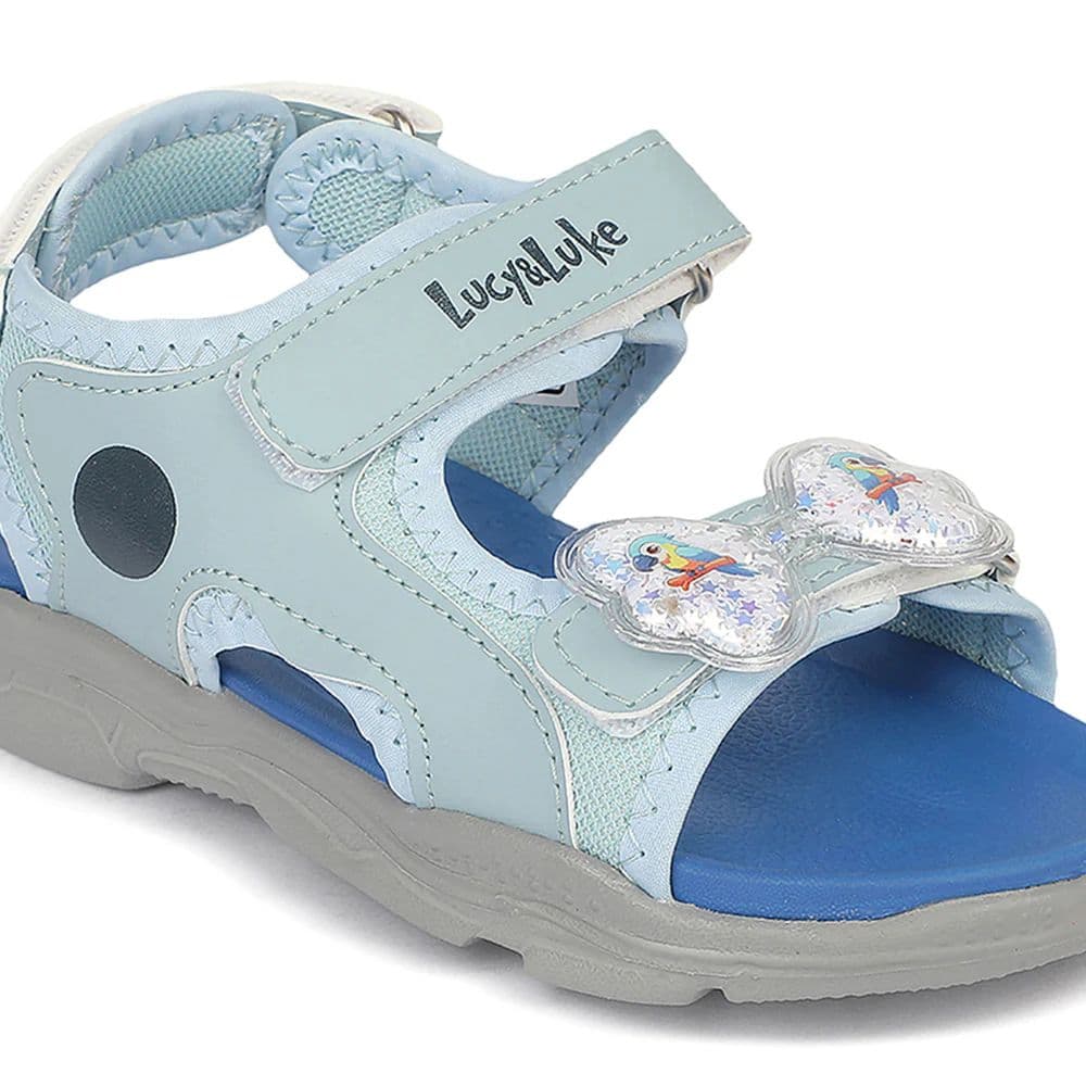 Lucy & Luke CANDYKICKE Blue Casual Flat Sandal For Kids By Liberty — photo 7