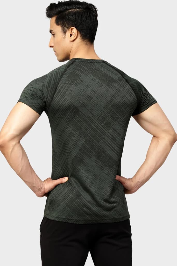 Ozone Jacquard T-shirt Green — photo 5