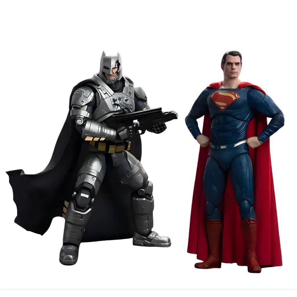Batman And Superman Classic Edition Action Figure Set | Officially Licensed