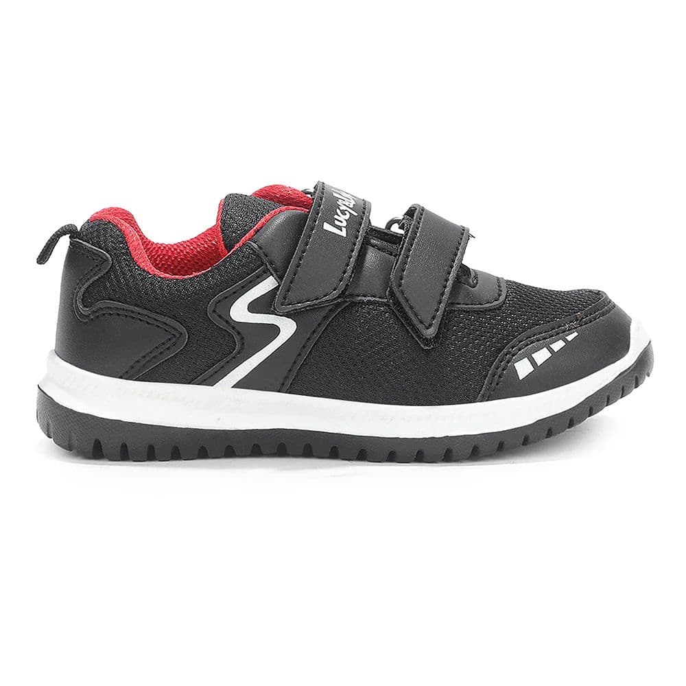 Lucy & Luke Black Sports Non Lacing Walking Shoes For Kids JAMIE-K2E By Liberty — photo 4